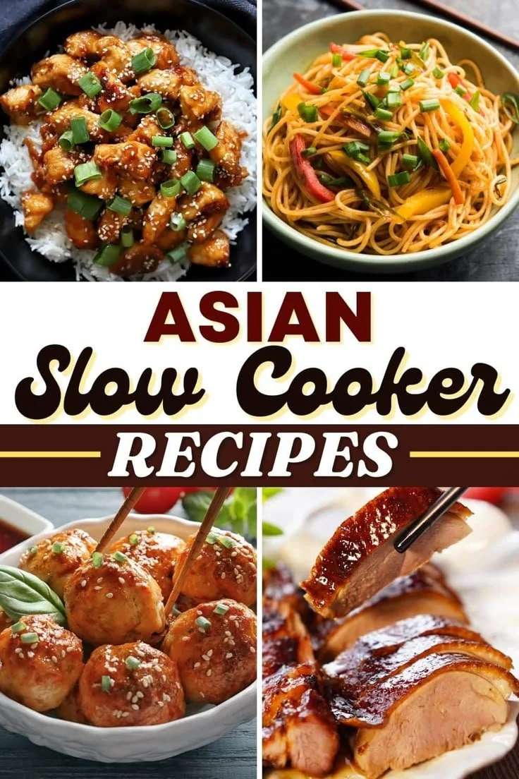 Delicious Asian slow cooker recipes for easy and flavorful meals.