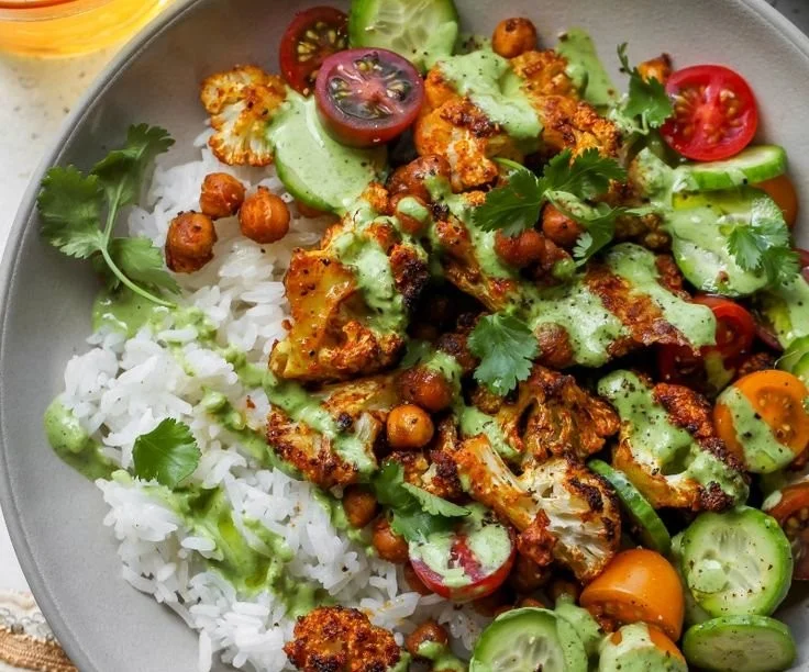 Cauliflower Shawarma Bowls