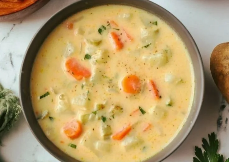 Creamy Vegan Carrot Potato Soup