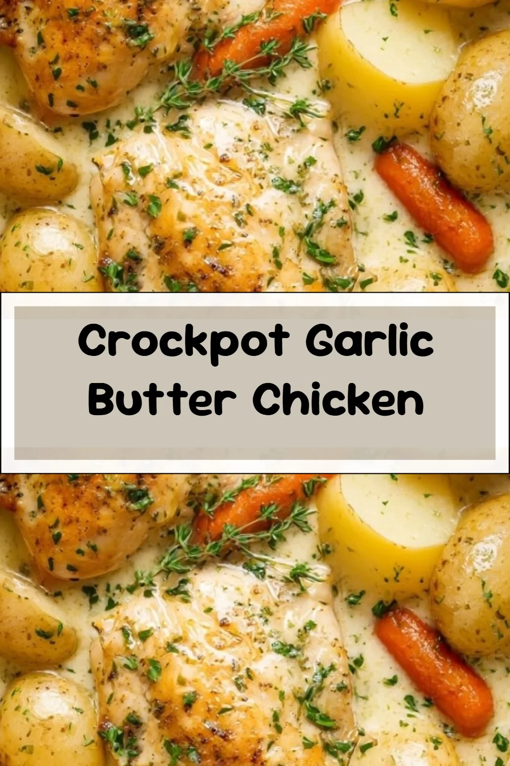 Crockpot Garlic Butter Chicken