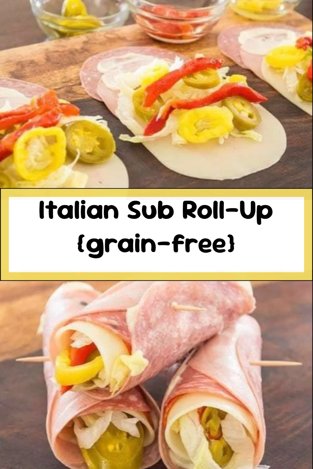 Italian Sub Roll-Up {grain-free}