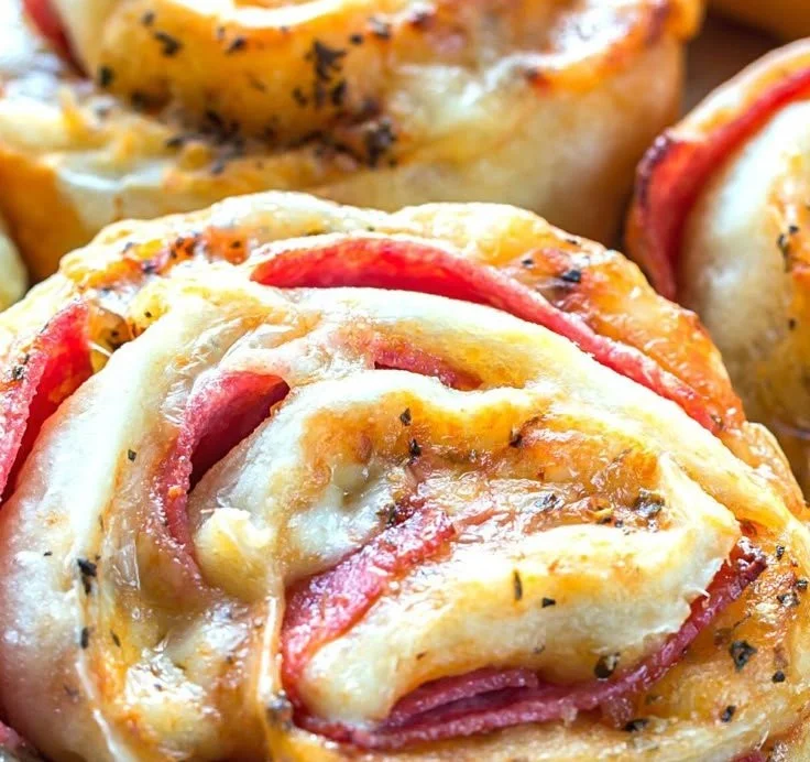 Delicious homemade Keto Pizza Rolls served on a plate