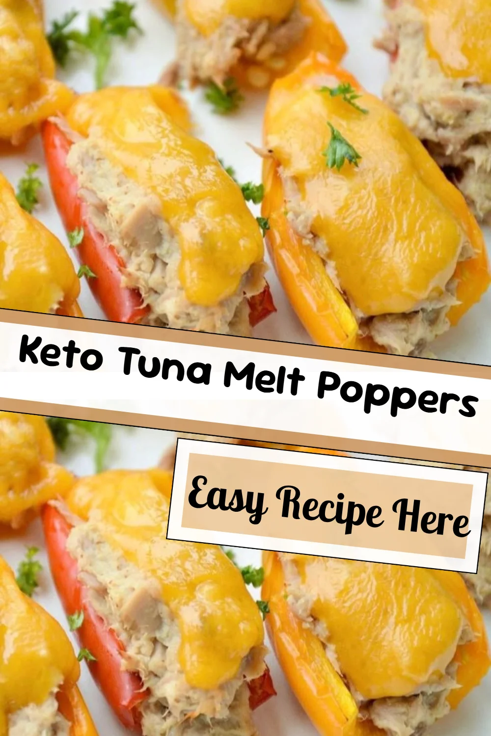 Keto Tuna Melt Poppers