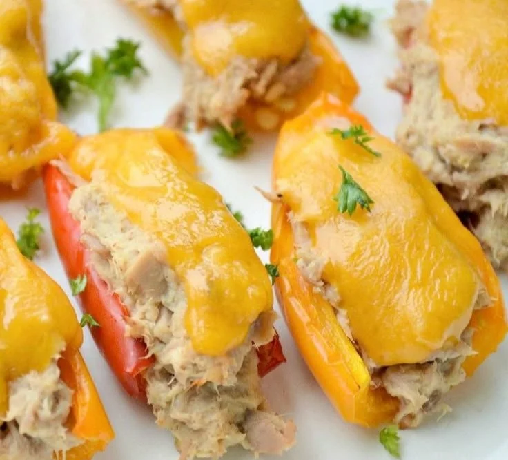 Keto Tuna Melt Poppers