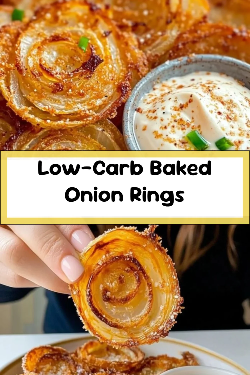 Low-Carb Baked Onion Rings