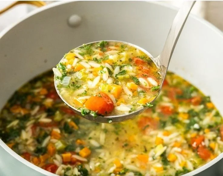 Mediterranean Orzo Soup