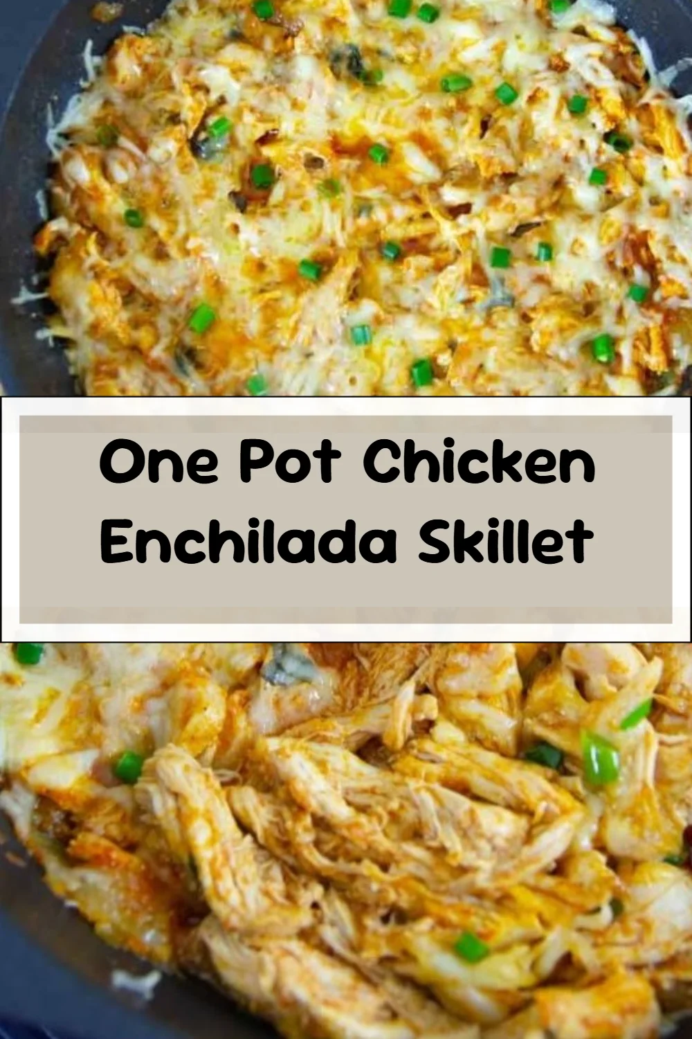 One Pot Chicken Enchilada Skillet
