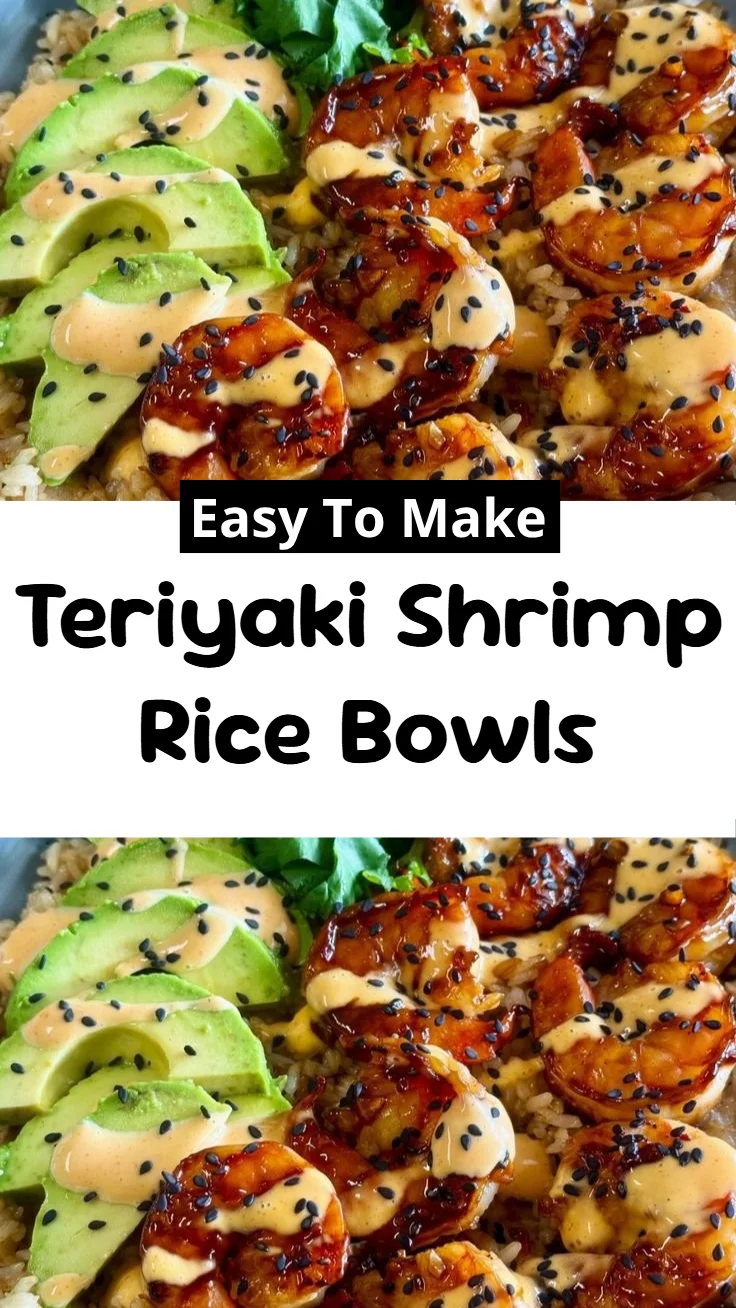 Teriyaki Shrimp Rice Bowls
