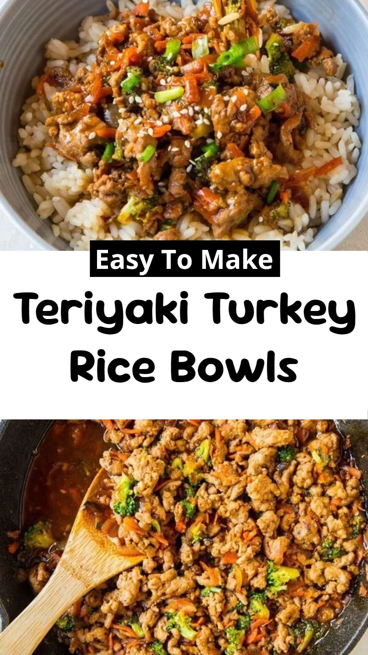 Teriyaki Turkey Rice Bowls