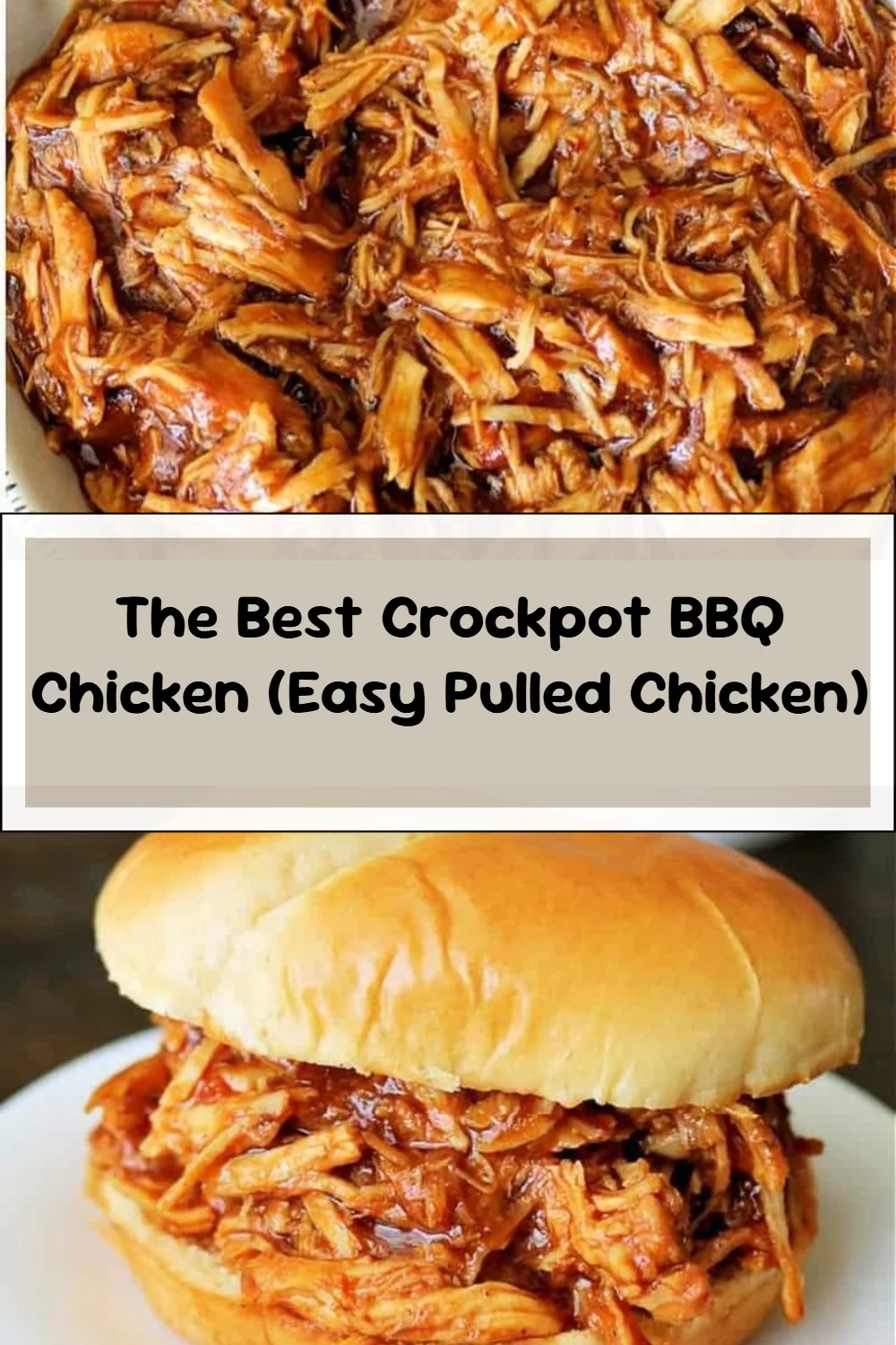 The Best Crockpot BBQ Chicken (Easy Pulled Chicken)