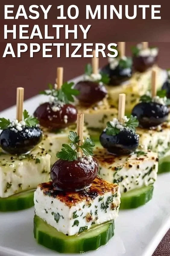 Simple healthy appetizers and finger foods for events catering