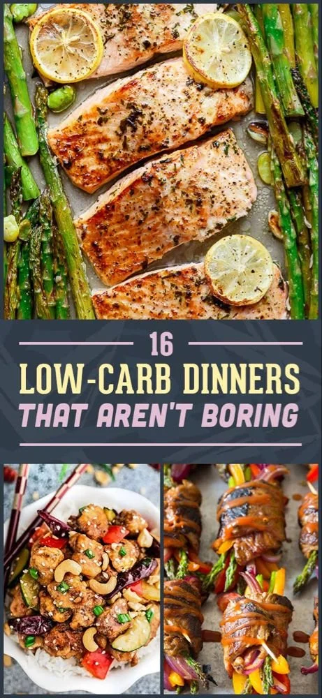 16 enticing low-carb dinner recipes that are flavorful and easy to prepare.