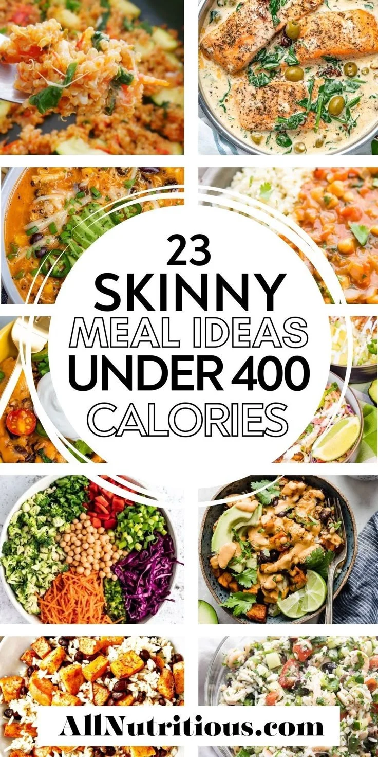Healthy recipes under 400 calories for nutritious meals