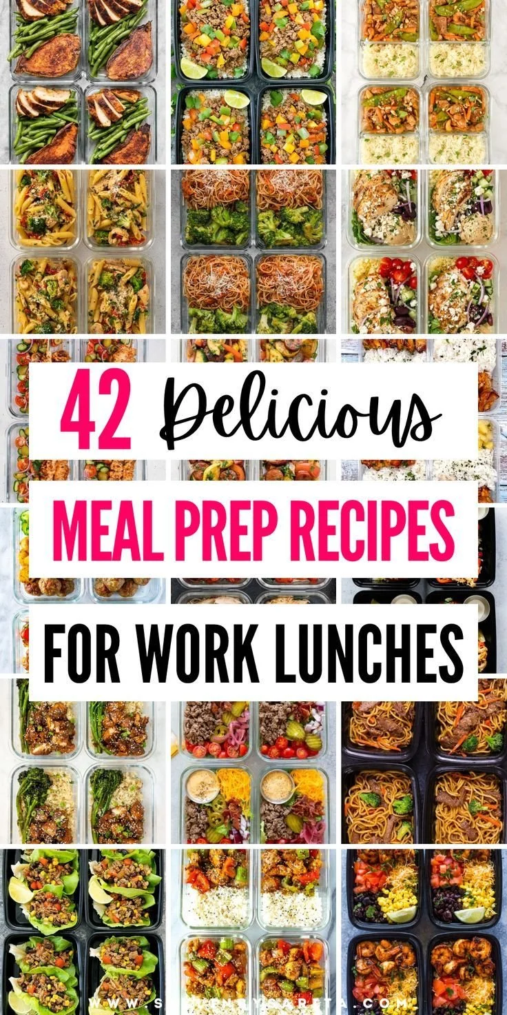 42 meal prep recipes for easy and healthy work lunches