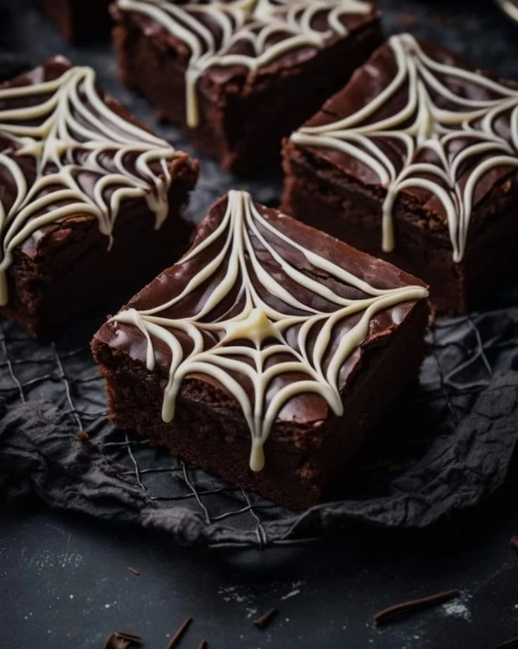 Vegan Rote Rüben-Brownie with chili, perfect for Halloween-themed baking