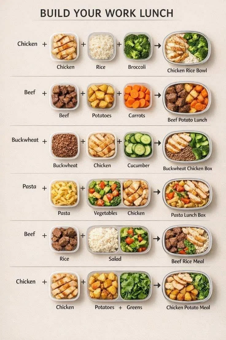 Healthy meal prep lunch ideas for work with easy recipes and nutritious options.