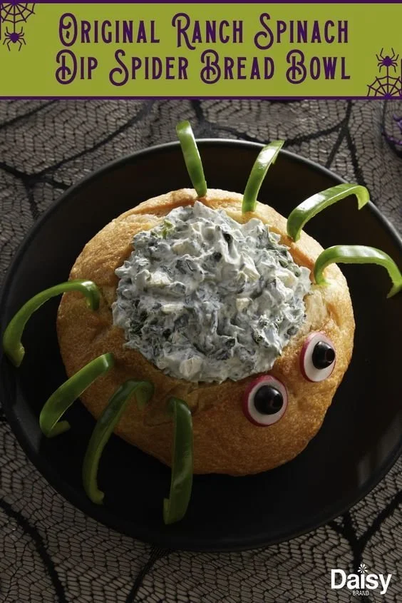 Bowl of Original Ranch Spinach Dip by Daisy Brand with fresh veggies